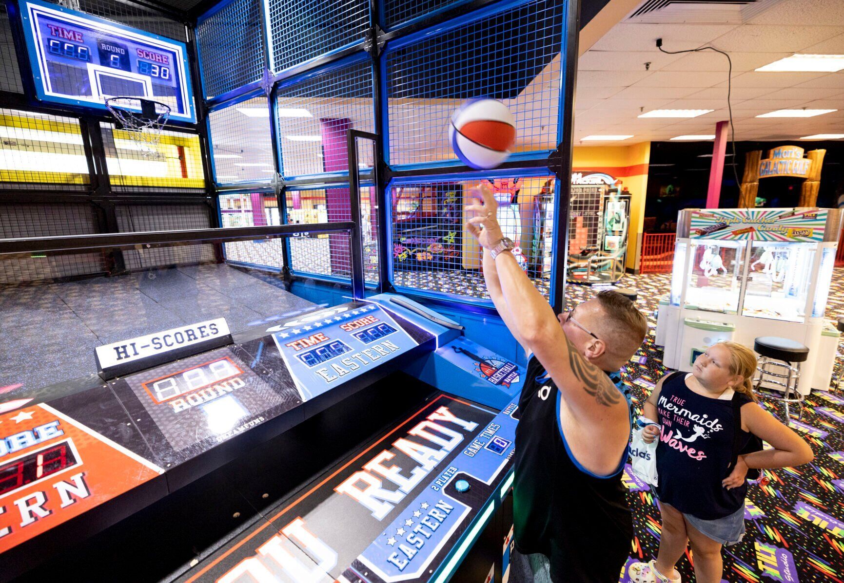 arcade de studio d'inclinaison
